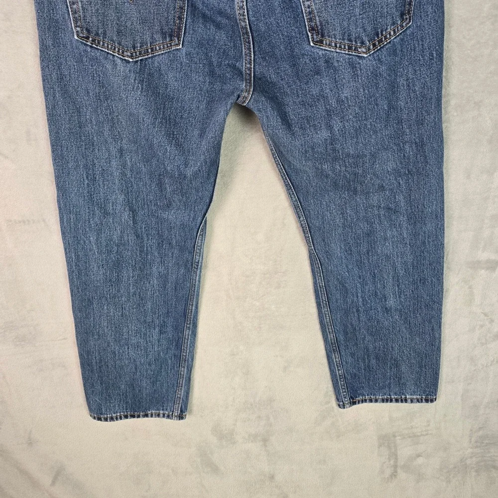 Levis 505 Regular Fit Straight Leg Jeans Mens 36x29 Medium‎ Wash Blue Denim